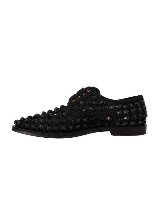 Flat Shoes Elegant Gros Grain Lace-Up Jeweled Flats 2.800,00 € 8054802897476 | Planet-Deluxe