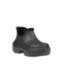 Graue Crocs Chelsea Stiefel mit Fell