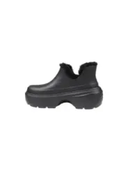 Fuzzy Crocs Stiefel mit Plattformsohle