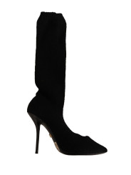 Boots Elegant Stretch Socks Boots in Black 1.500,00 € 8057155282401 | Planet-Deluxe