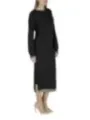 Elegantes Midikleid mit weißen Streifen