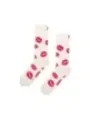 Weiße Socken mit roten Lippen