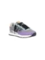 Graue Laufschuhe mit Farbdetails