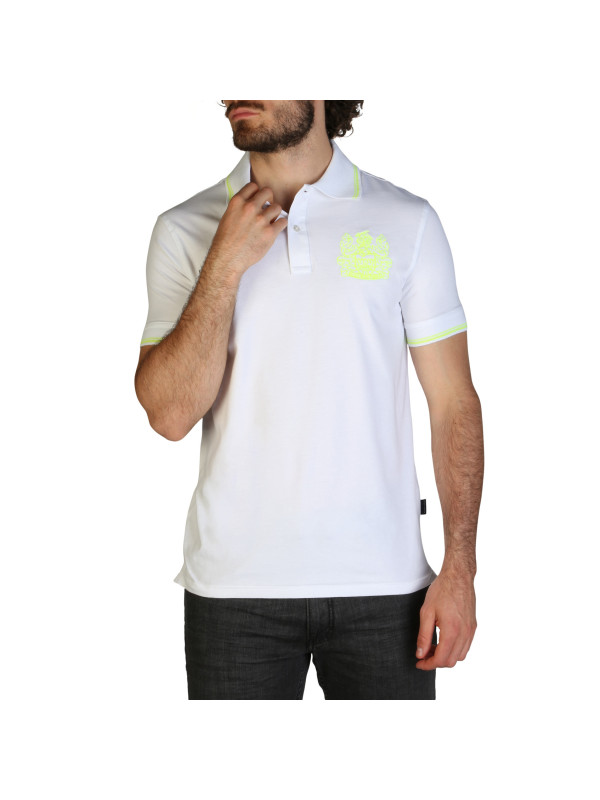 Weißes Aquascutum Polohemd mit Kragen Weißes Aquascutum Polohemd mit Kragen