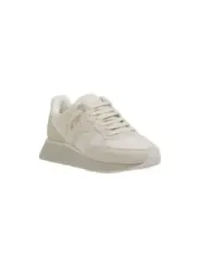 Weiße Wushu 478283 Sneaker wellenförmig