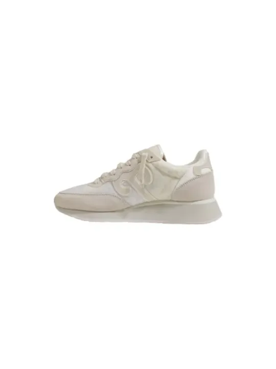 Graue und cremefarbene Wushu Sneakers