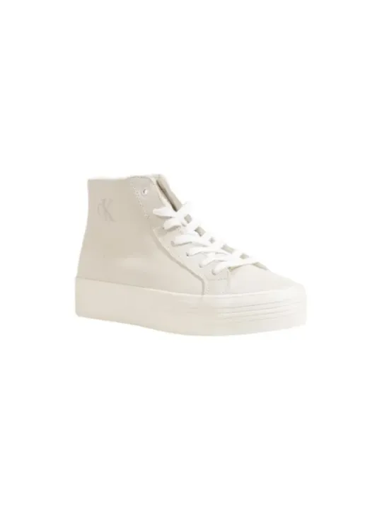 Weiße High-Top Sneaker von Calvin Klein