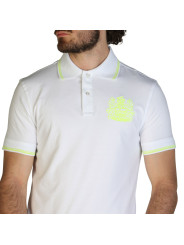 Weißes Aquascutum Polohemd mit Logo