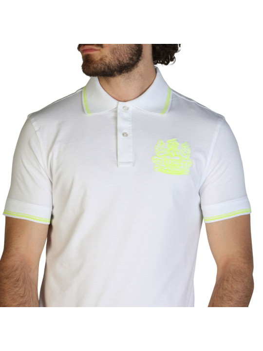 Weißes Aquascutum Polohemd mit Logo