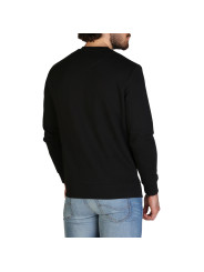 Schwarzer Aquascutum Baumwoll-Pullover mit Rundhals