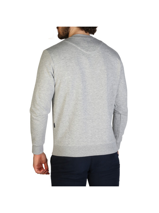 Graue Aquascutum Kapuzenpullover weiche Baumwolle