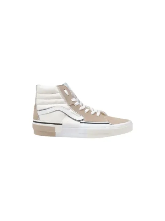 Weiße beige Vans High-Top Sneaker