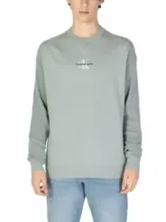 Grauer Calvin Klein Herrenpullover mit Logo