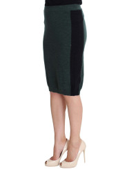 Skirts Emerald Elegance Wool-Blend Pencil Skirt 270,00 € 0789501866406 | Planet-Deluxe