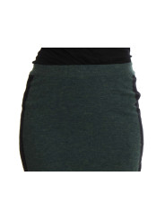 Skirts Emerald Elegance Wool-Blend Pencil Skirt 270,00 € 0789501866406 | Planet-Deluxe