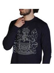 Dunkelblauer Aquascutum-Pullover mit Wappen