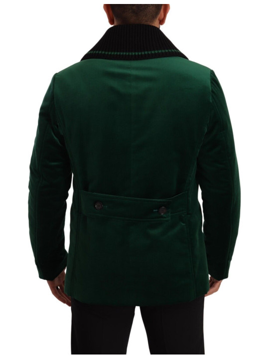 Jackets Elegant Velvet Double Breasted Overcoat 2.800,00 € 8054802824953 | Planet-Deluxe