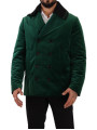 Jackets Elegant Velvet Double Breasted Overcoat 2.800,00 € 8054802824953 | Planet-Deluxe