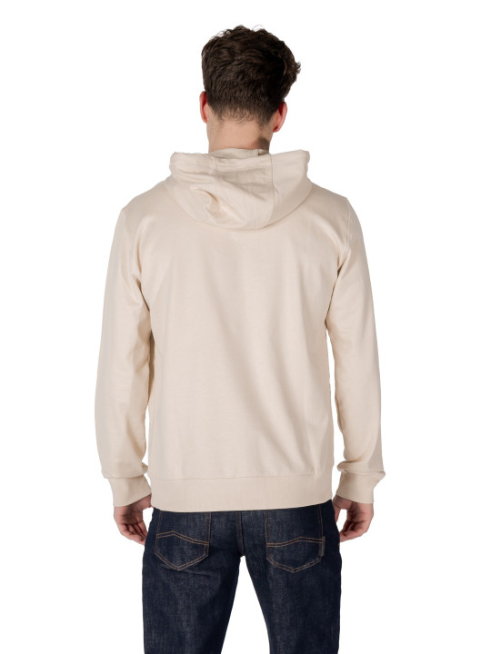Cremefarbener Kapuzenpullover Ea7 483596