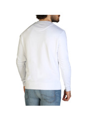 Weißes Aquascutum Sweatshirt, Rückansicht Mann