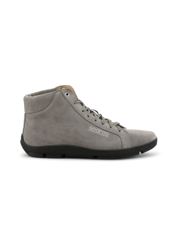 Graue Sparco Leder High-Top Sneaker Graue Sparco Leder High-Top Sneaker
