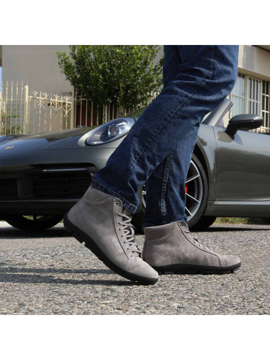 Graue Sparco Wildlederstiefel für Herren