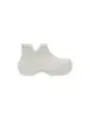 Weiße Crocs Stiefel dicker Sohle