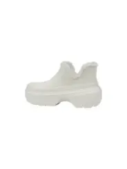 Weiße Crocs Winter Stiefel
