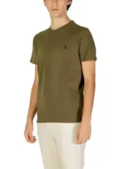 Olivgrünes U.S. Polo Assn. T-Shirt
