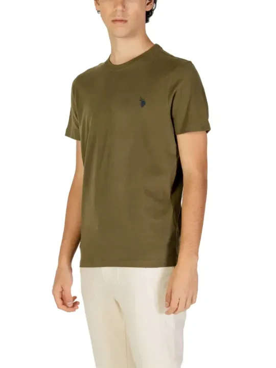 Olivgrünes U.S. Polo Assn. T-Shirt