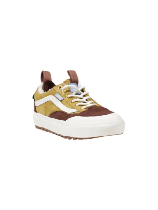 Gelbe braune Vans High-Top Sneaker