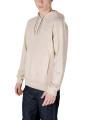 Beiger EA7 Hoodie mit Kordelzug