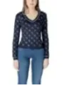 Guess Logo V-Ausschnitt Pullover