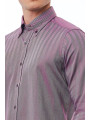 Shirts Elegant Burgundy Button-Down Shirt 180,00 € 8051769174411 | Planet-Deluxe