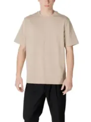 Antony Morato cremefarbenes Baumwoll-T-Shirt