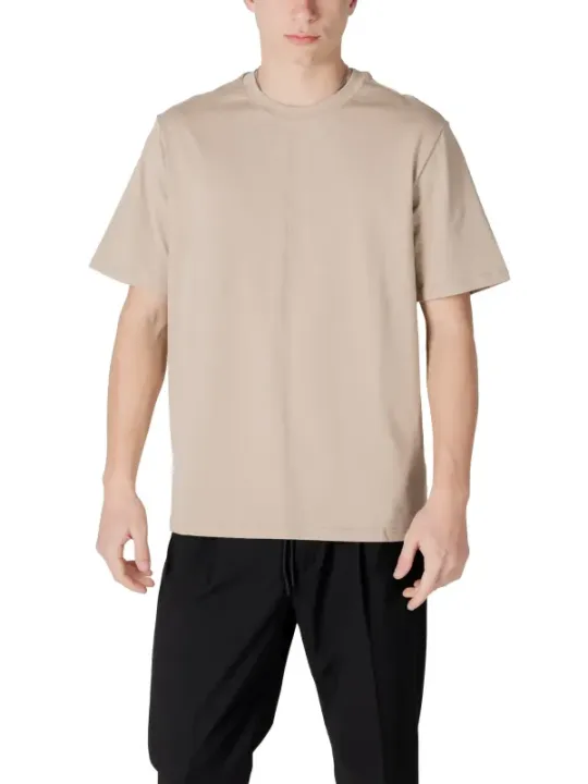 Antony Morato cremefarbenes Baumwoll-T-Shirt