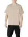 Antony Morato cremefarbenes Baumwoll-T-Shirt