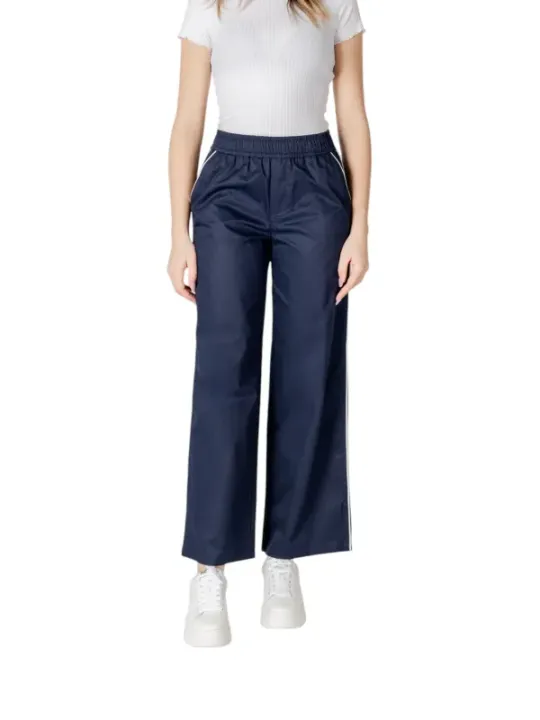 Graue Palettenhose lässiger Beachy-Stil