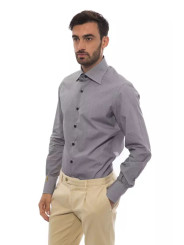 Shirts Elegant Monogrammed Cotton Shirt 410,00 € 2000036858444 | Planet-Deluxe