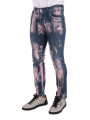 Jeans & Pants Elegant Skinny Slim Fit Denim Jeans in Tie Dye 1.200,00 € 8054802808717 | Planet-Deluxe