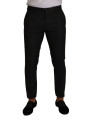 Jeans & Pants Elegant Gray Check Slim Fit Trousers 650,00 € 8053286084570 | Planet-Deluxe