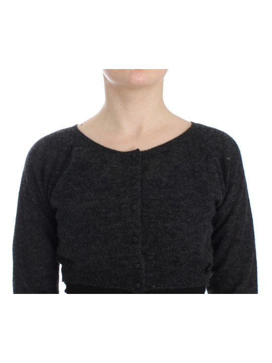 Sweaters Chic Cropped Alpaca Wool Sweater 230,00 € 7333413034625 | Planet-Deluxe