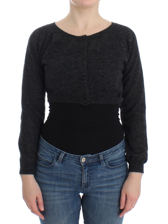 Sweaters Chic Cropped Alpaca Wool Sweater 230,00 € 7333413034625 | Planet-Deluxe