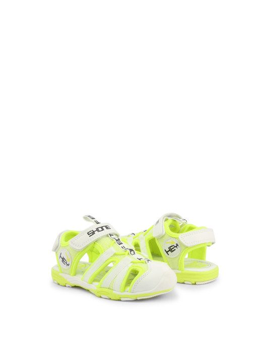 Weiße Kinder Sandalen mit Klettverschluss
