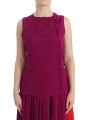 Tops & T-Shirts Stunning Silk Sleeveless Purple Blouse 580,00 € 8058091151473 | Planet-Deluxe