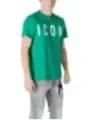 Grünes ICON Herren T-Shirt Baumwolle
