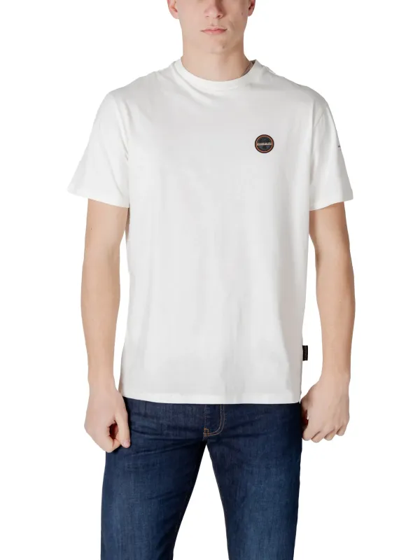Napapijri T-Shirt Jeans Freizeitlook Napapijri T-Shirt Jeans Freizeitlook