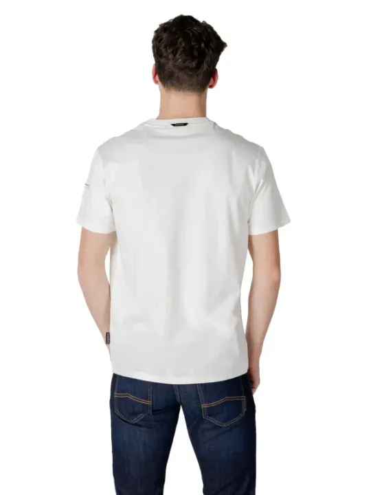 Weißes Napapijri Kurzarm-T-Shirt