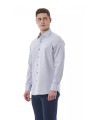 Shirts Elegant Gray Italian Collar Shirt - Regular Fit 180,00 € 8051769162029 | Planet-Deluxe