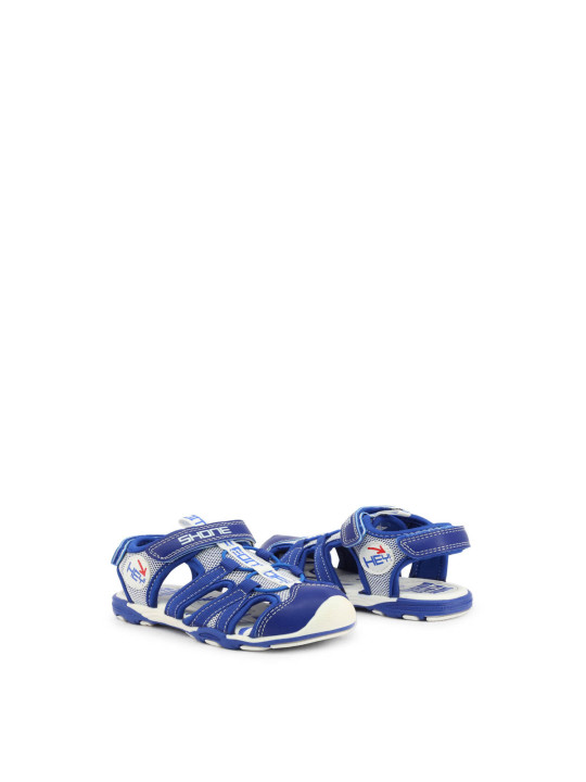 Blaue Kindersandalen mit Klettverschluss